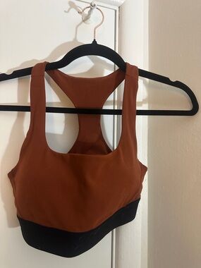Store brand Racerback Seamless Sports Bra - Rust/Black
